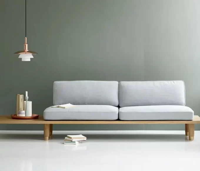 Sofá, harmonizar estilo, sala de estar, conforto, escolha.